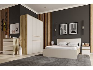 Спальня ТЭКС Плейона (дуб делано, белый)